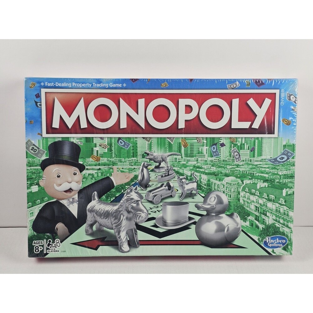 Hasbro Monopoly Classic Board Game 2017 New Sealed